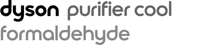 Dyson hepa cool formaldehyde logo